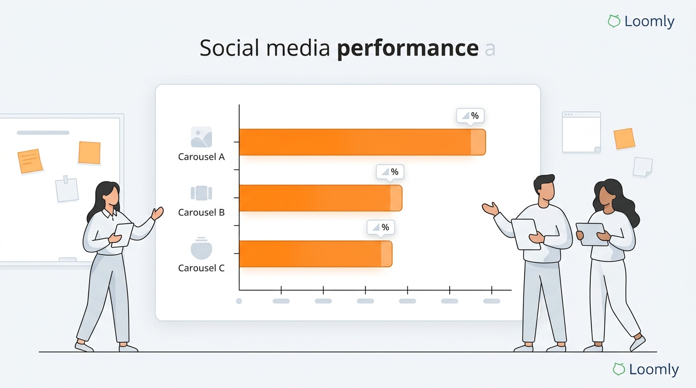 Average engagement rate per type of Instagram carousel