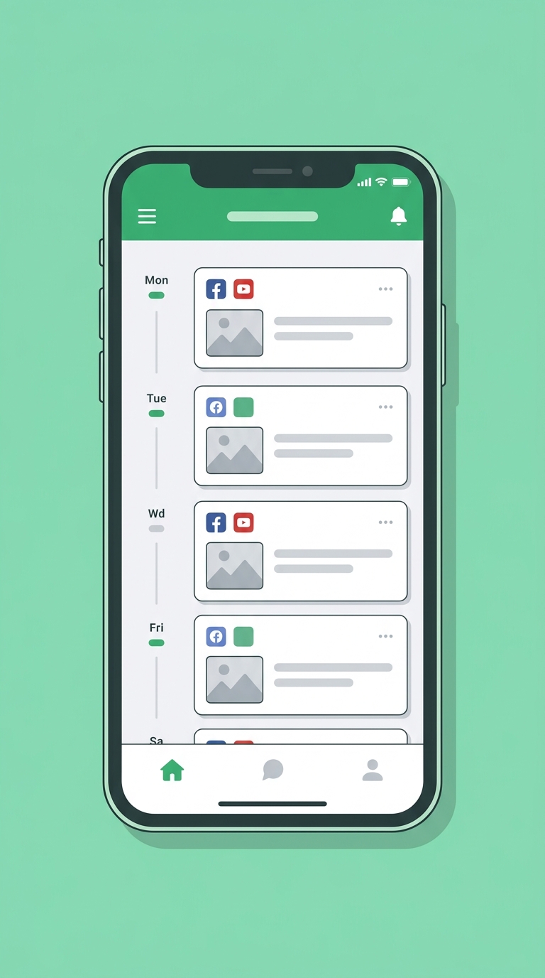 New Loomly Mobile Apps Calendar View