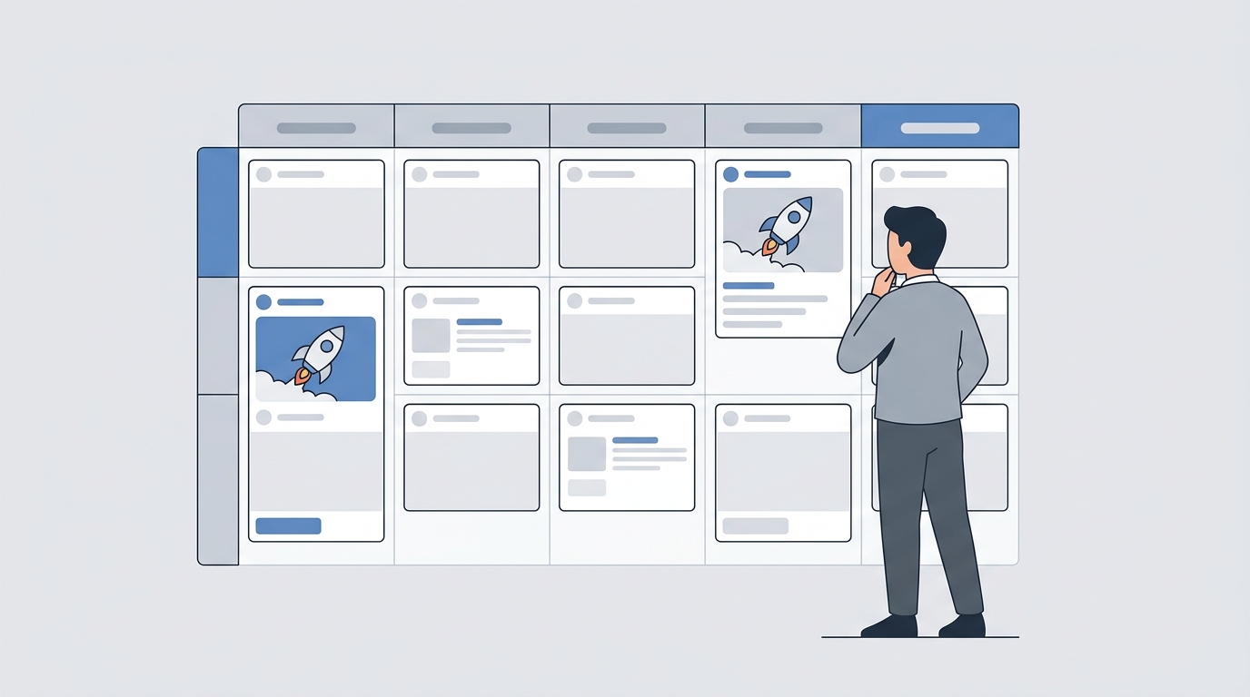 social media for small business post preview spreadsheet