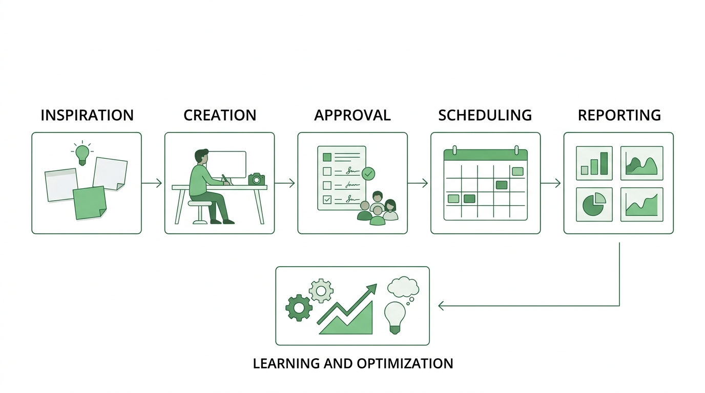 Social Media Analytics Content-Publishing Process
