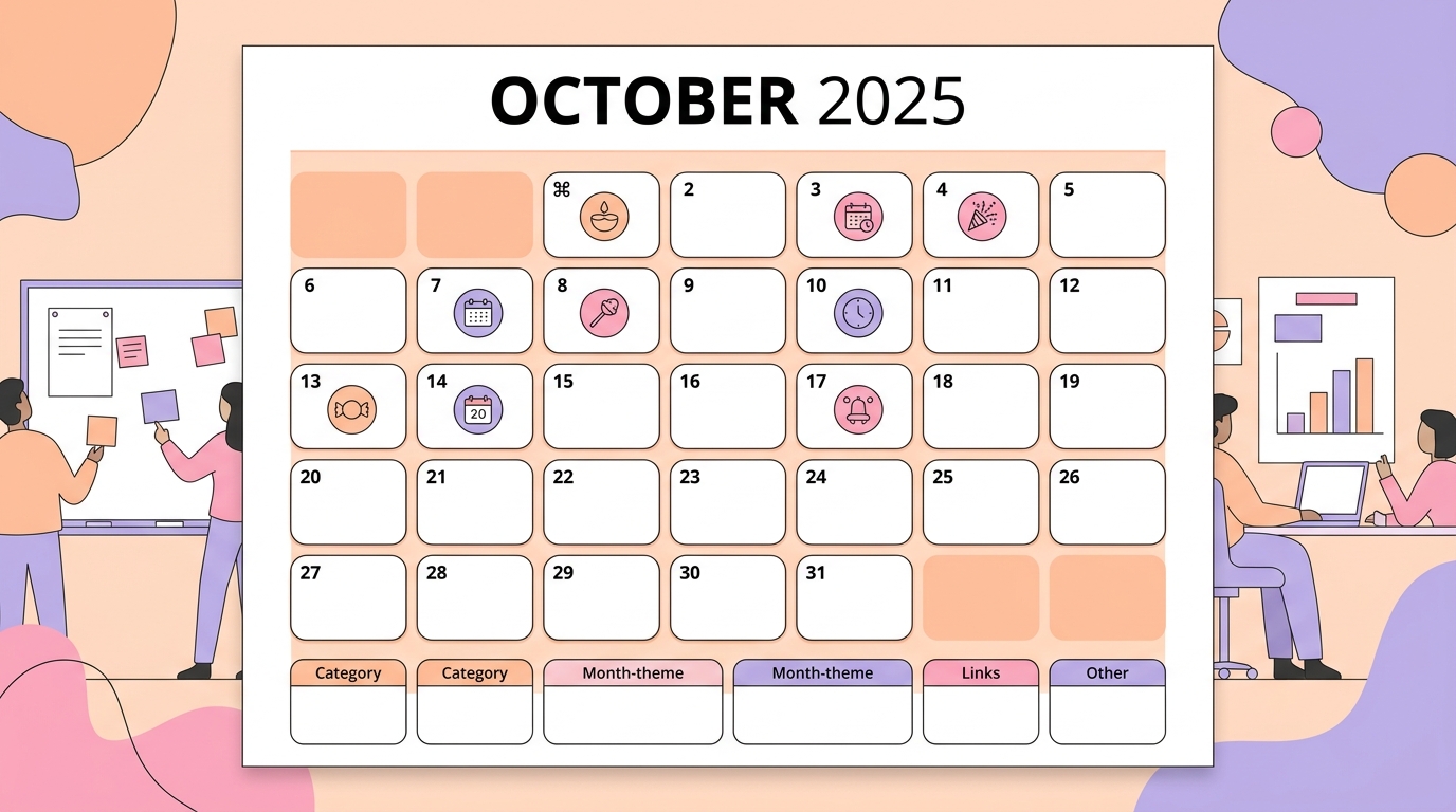 October social media holidays calendar