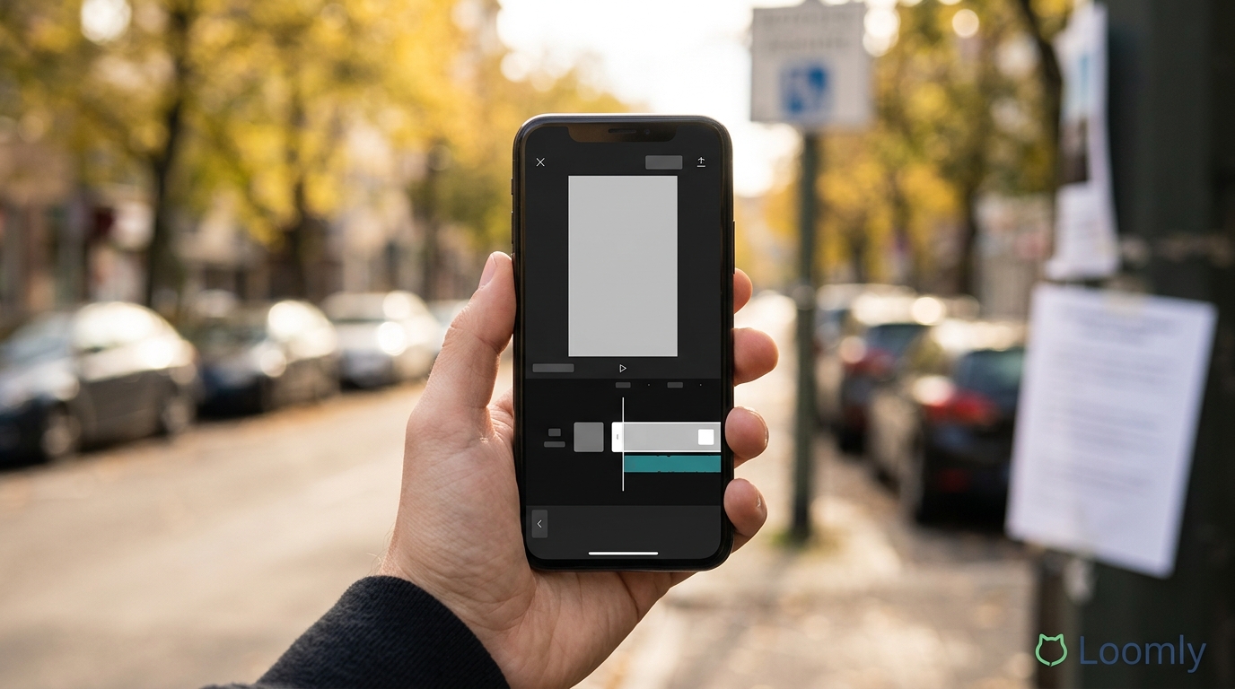 Best Instagram Reel editing apps - Person holds up phone with screen showing Instagram Reels editor interface 