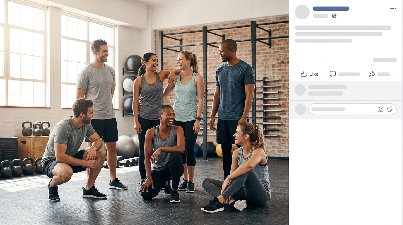 Employer branding salesforce team at the gym