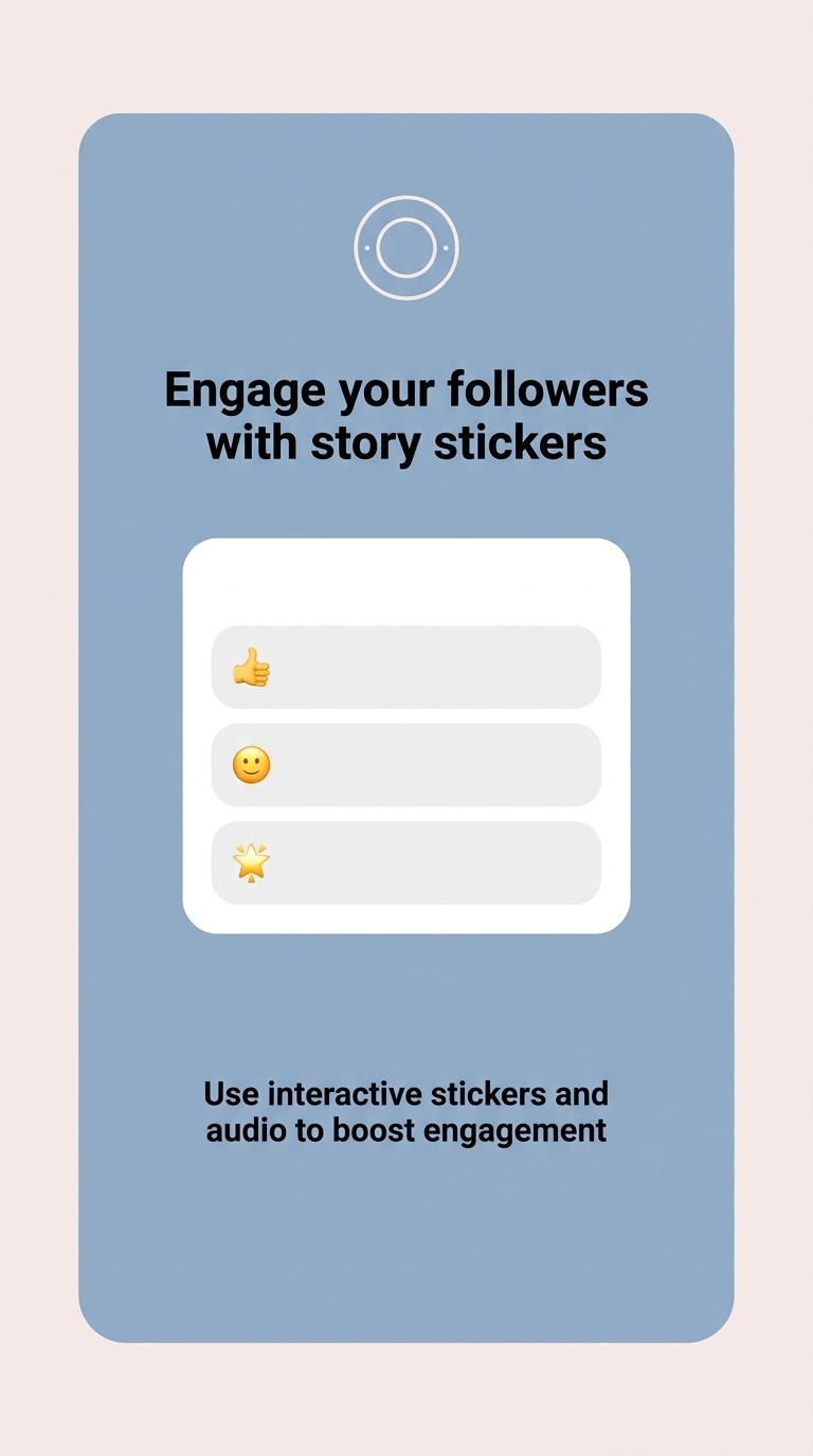 Instagram stories for business_Use stickers