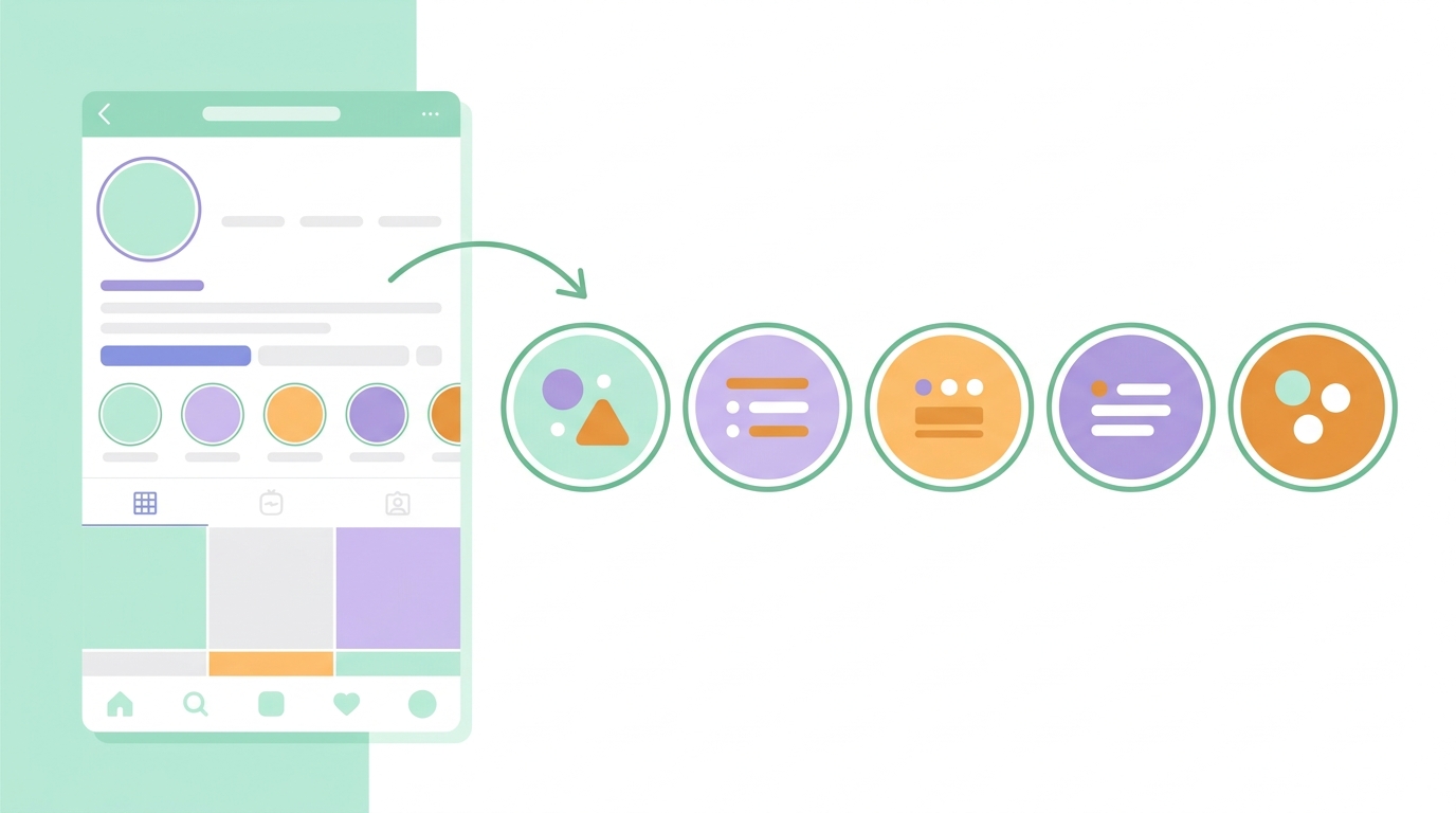Instagram Highlights cover images - Introduce your brand