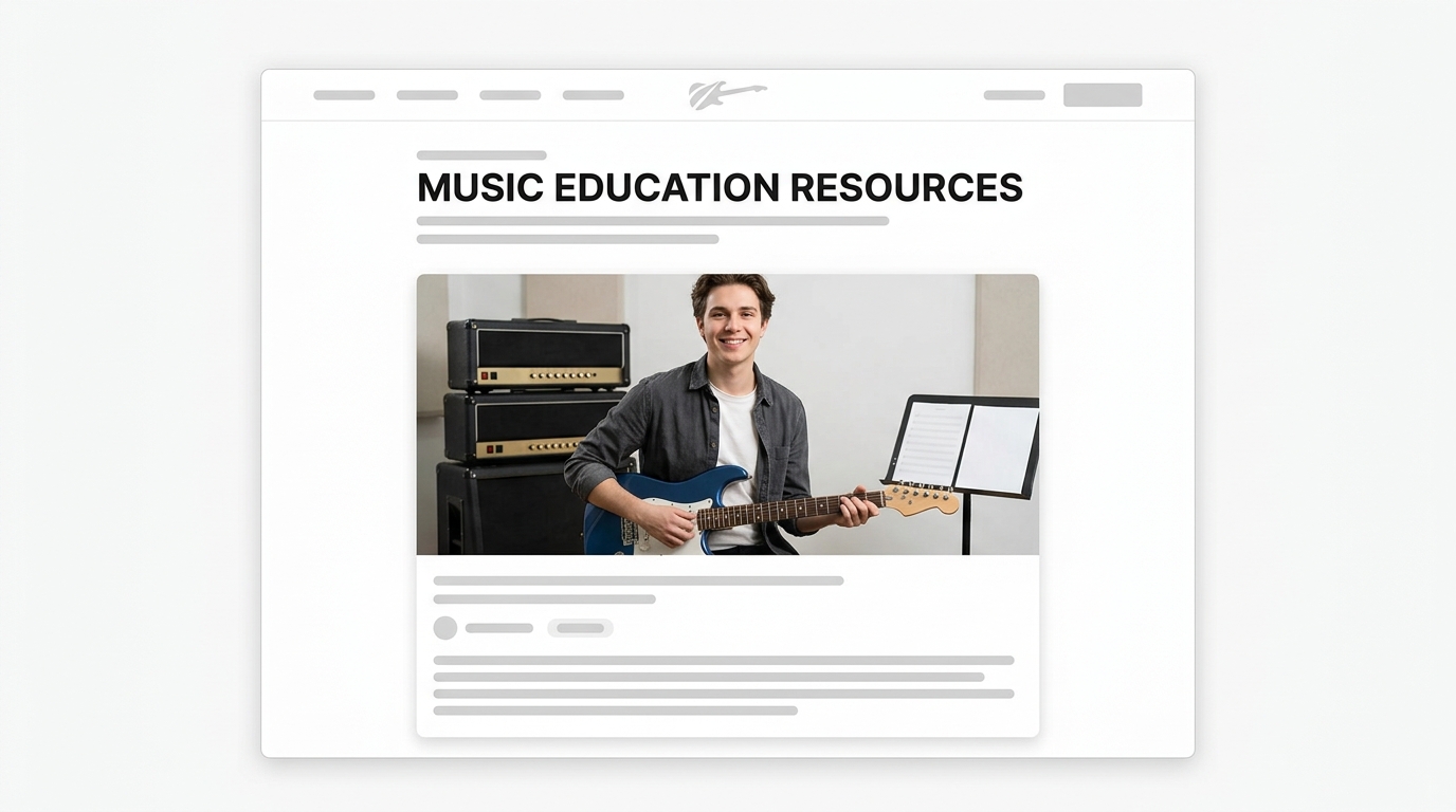 School of Rock guitar resources