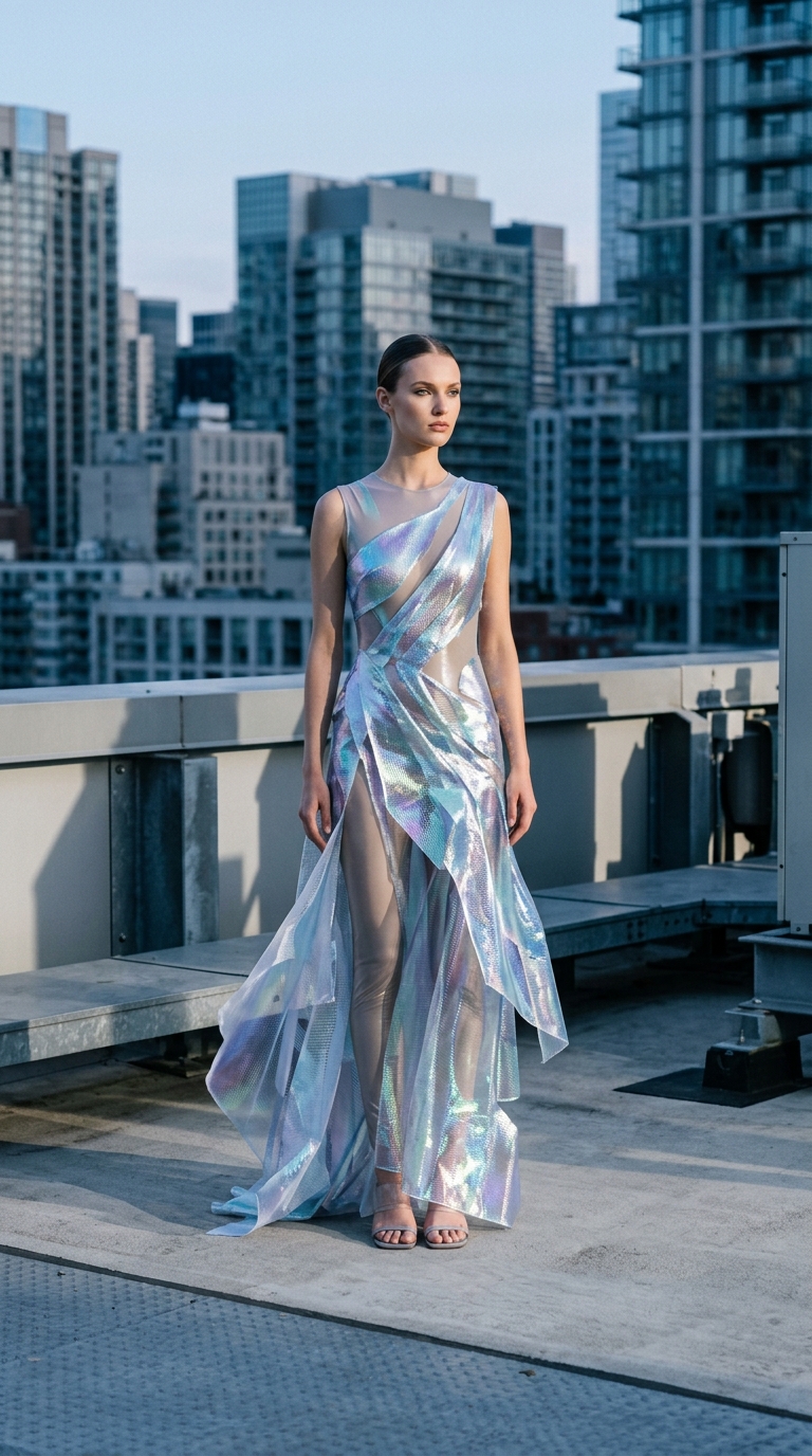 digital clothing the fabricant dress modelled by jaskowka