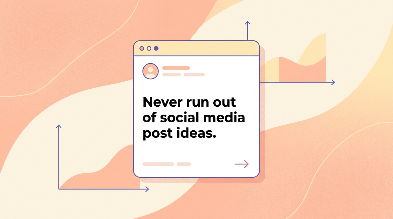 How to come up with social media post ideas 