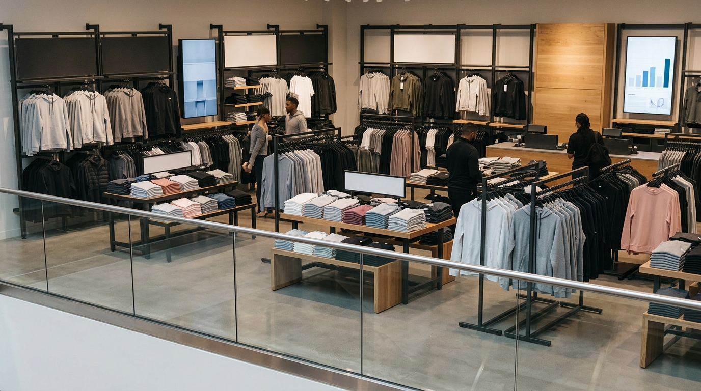 Brand consistency shopping at another Nike store