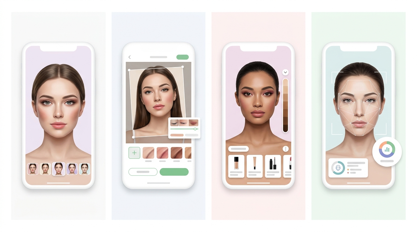 augmented reality youcam makeup