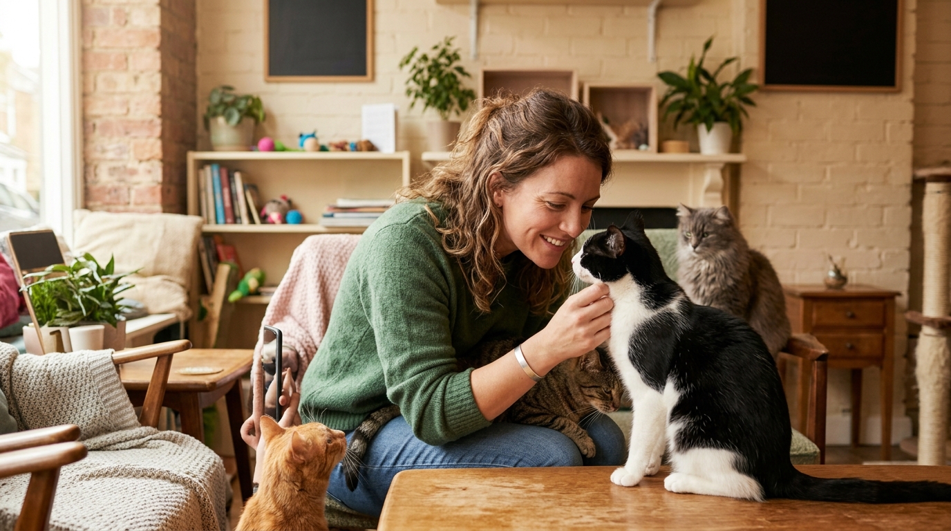 social media for small business successful brands lady dinah cat emporium
