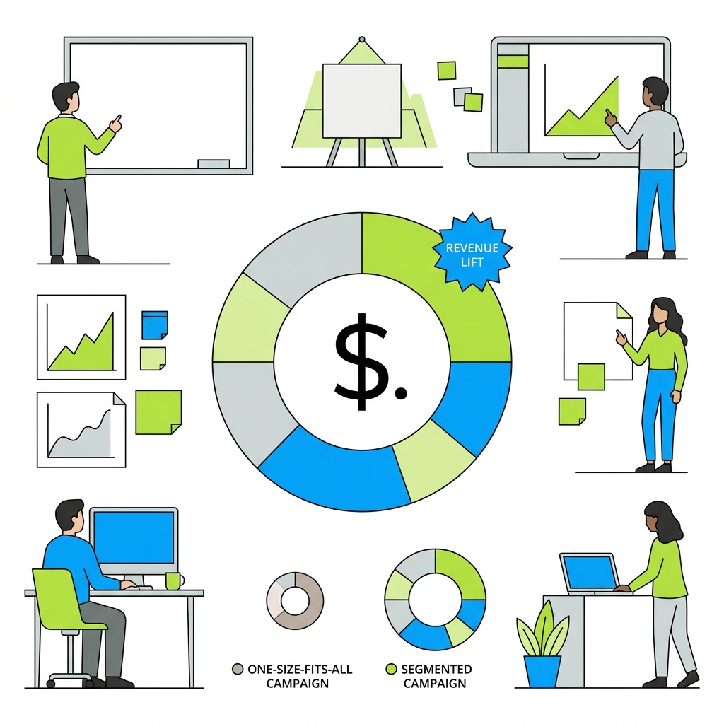 email marketing segmented campaigns roi
