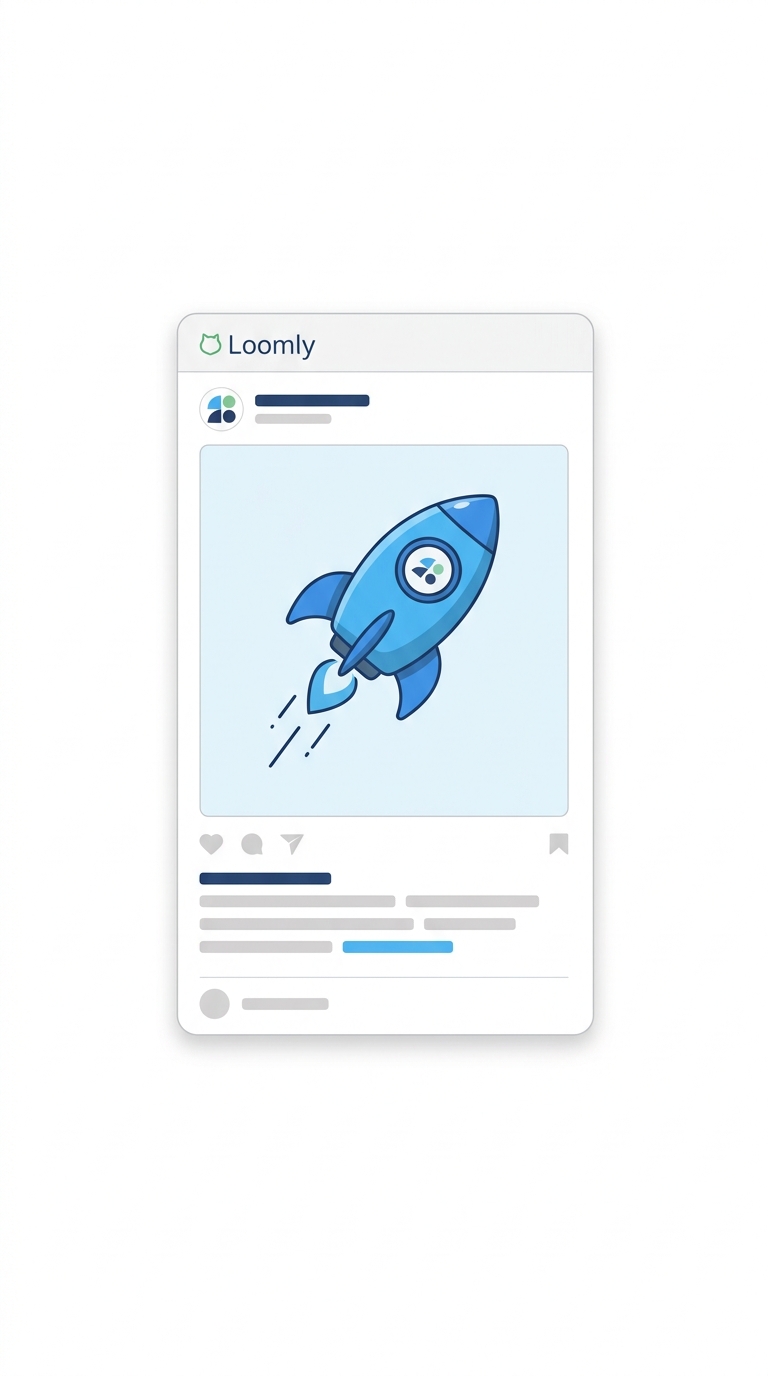 enterprise social media management post preview full mockup