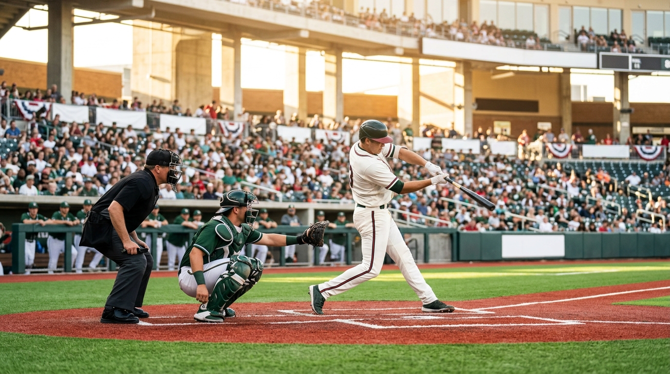 David Ortiz of the Boston Red Sox swings at a pitch from home plate at Fenway Park as thousands of fans watch from the stands