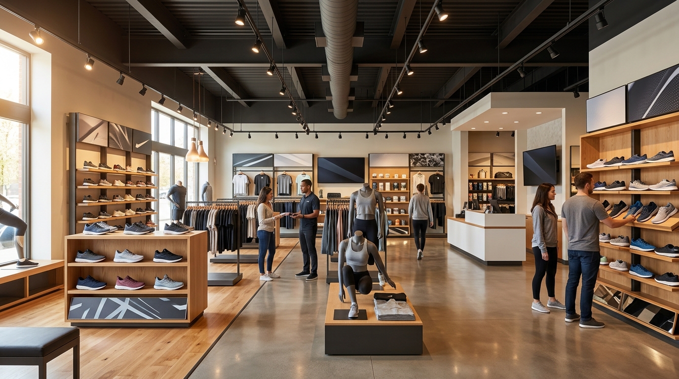 Brand consistency shopping at Nike
