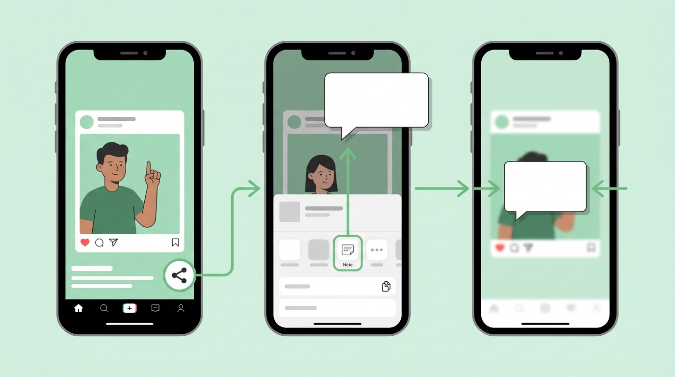 How to add notes on Instagram - How to add a note to a reel