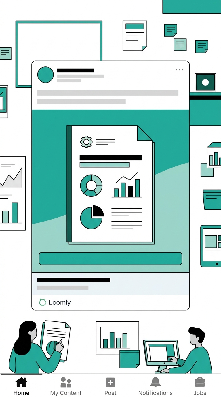 Example of LinkedIn documents post