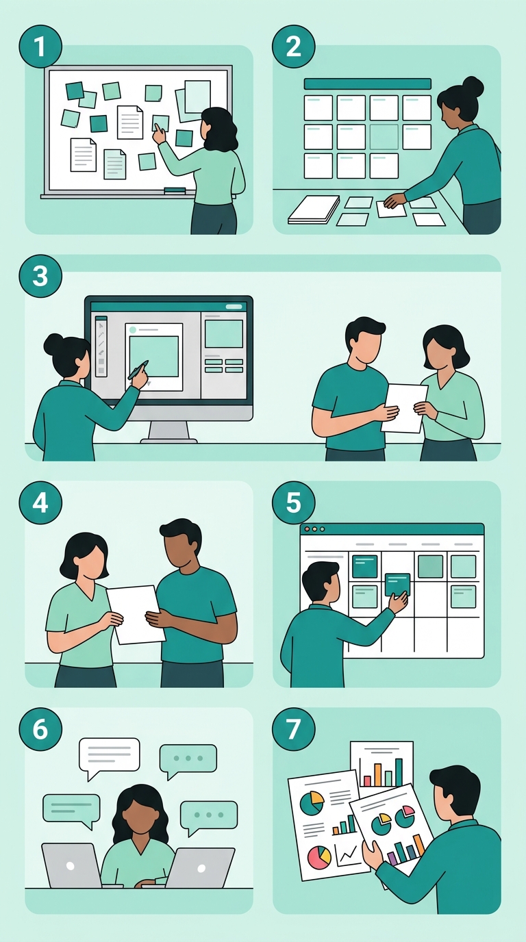 7-step social media workflow