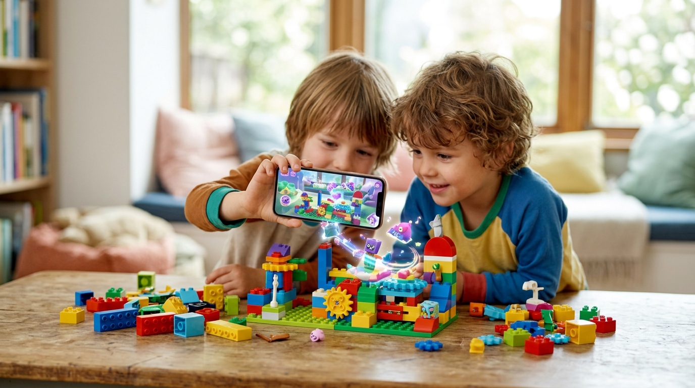 augmented reality lego hidden side ar app