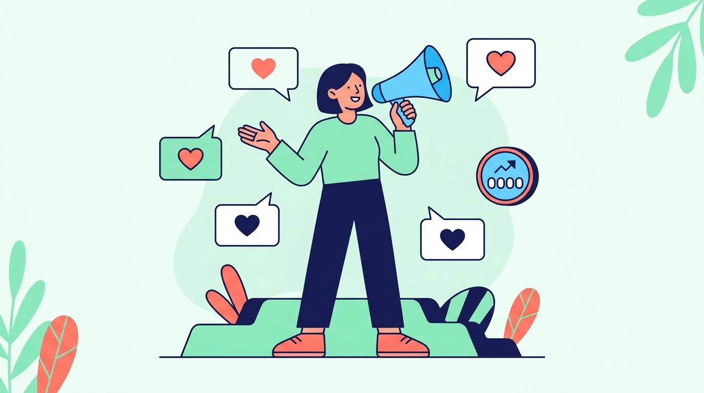 Use calls to action to drive your audience to follow your account