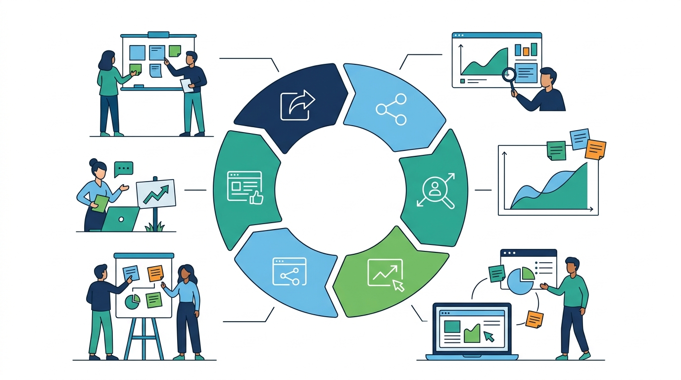 A graphic of how social media boosts SEO