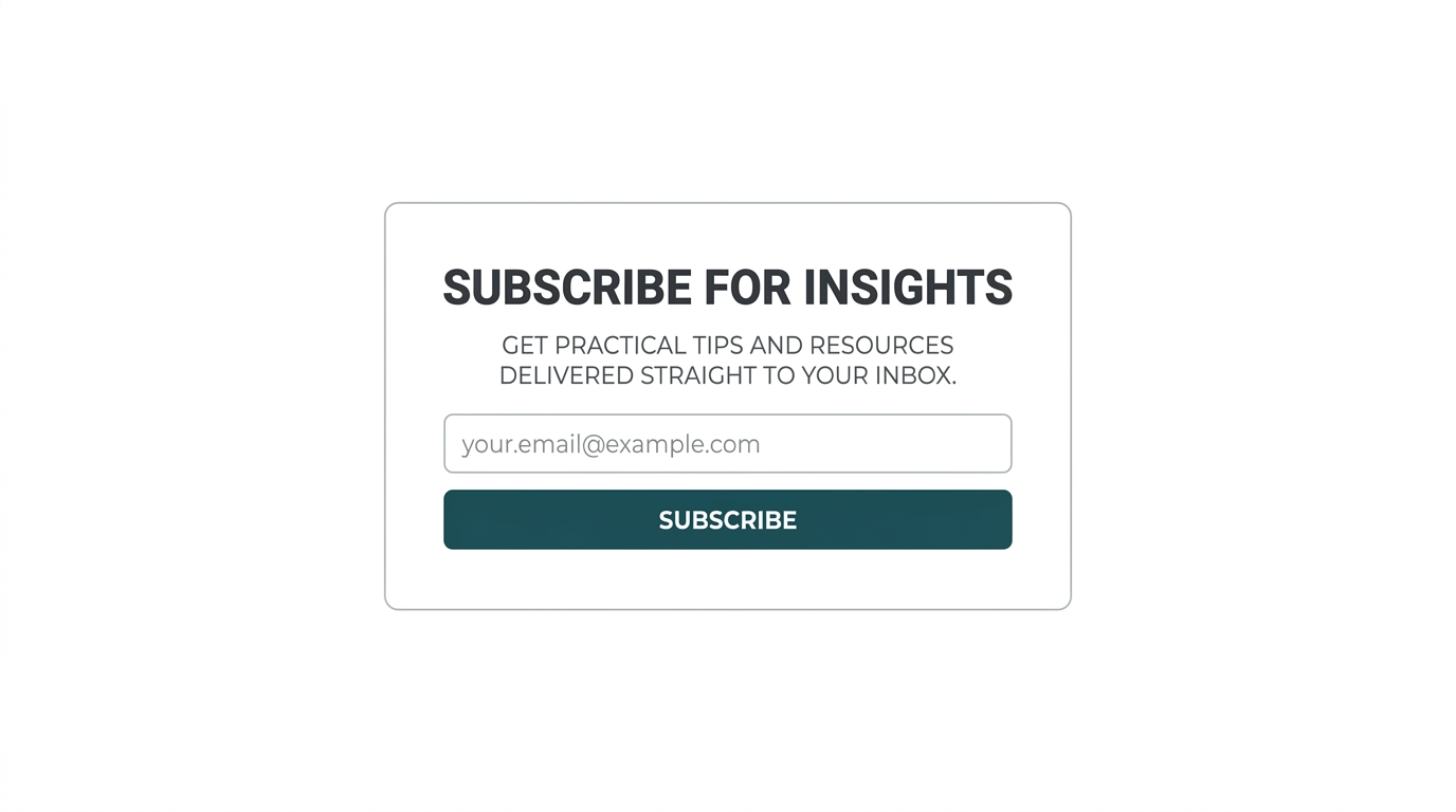 email marketing build your list bearbrand subscribe form example