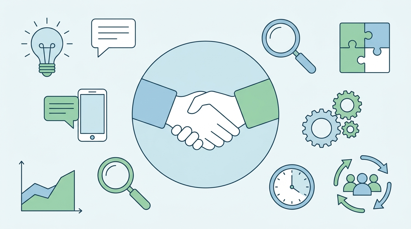 How Brand Loyalty Works Graphic showing the intricate nature of customer service.