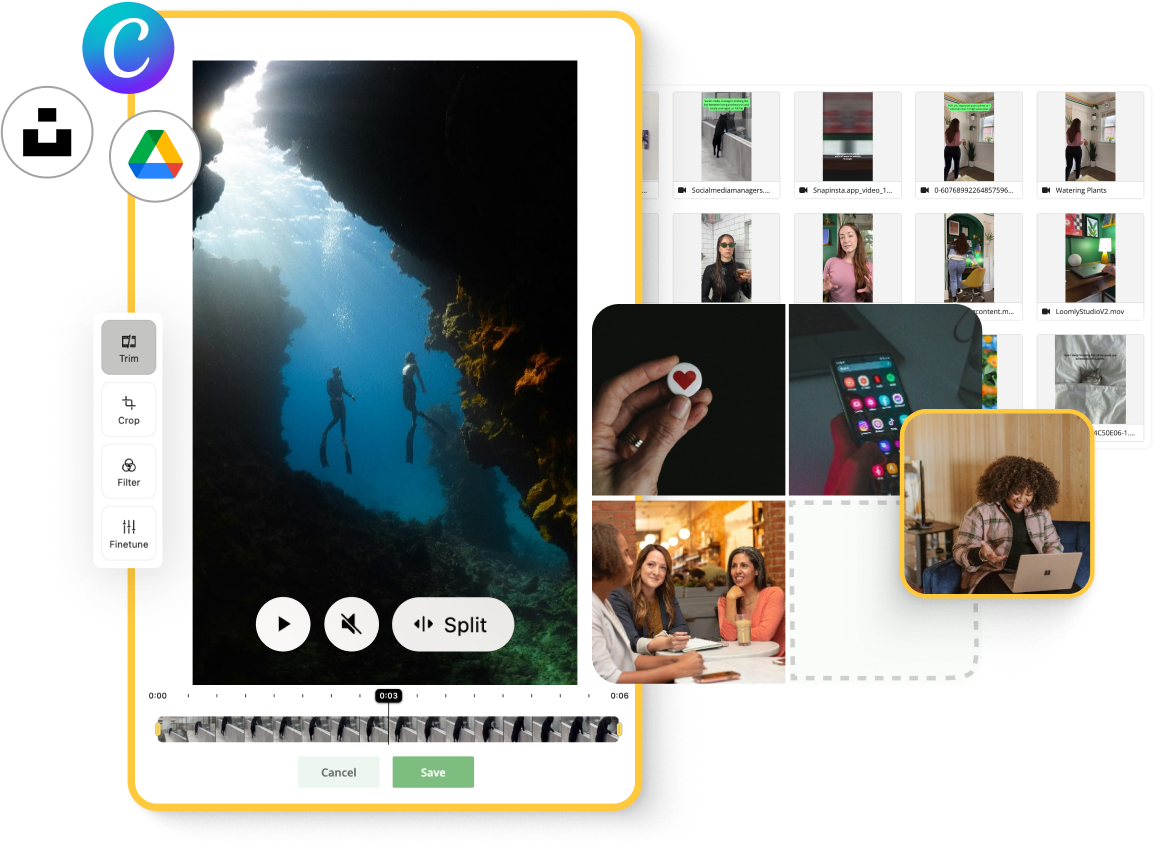 Content Calender & Library | Loomly