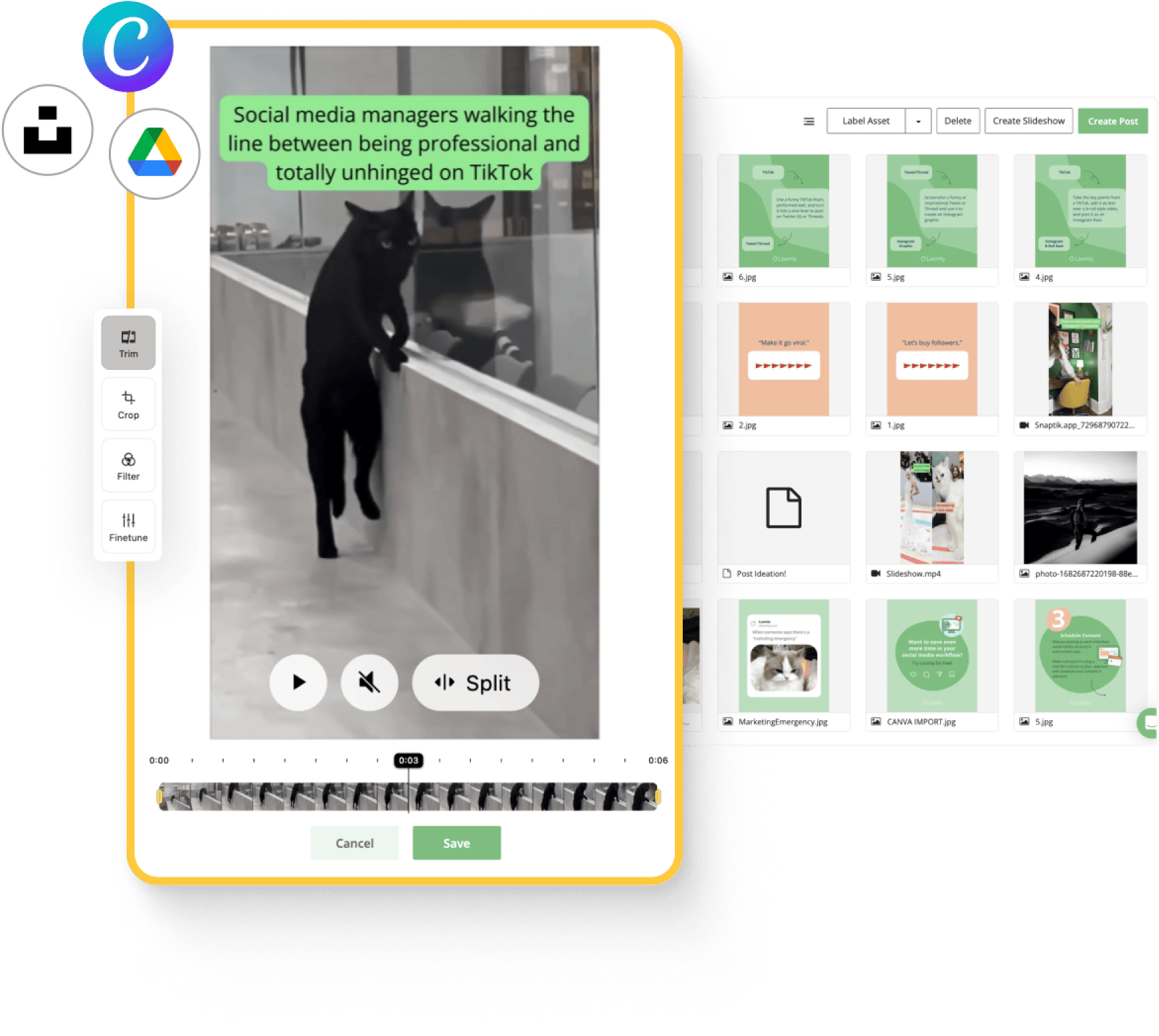 overview of the loomly photo management library
