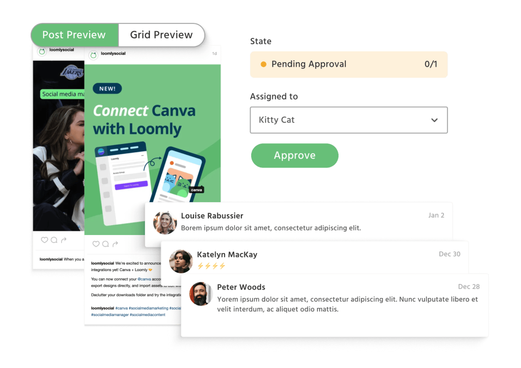 overview team approval and review