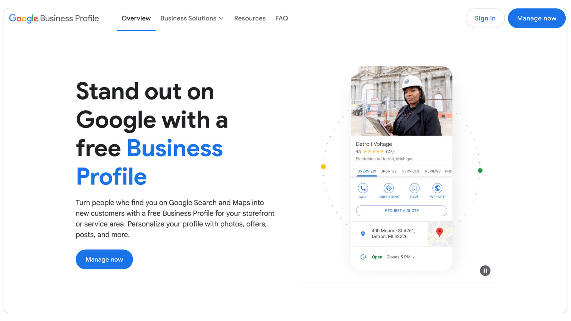 Best marketing tools for small business_Google Business Profile for local business listing