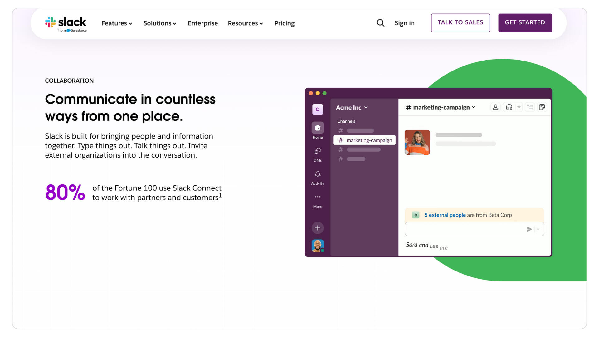 Best marketing tools for small business_Slack for internal collaboration