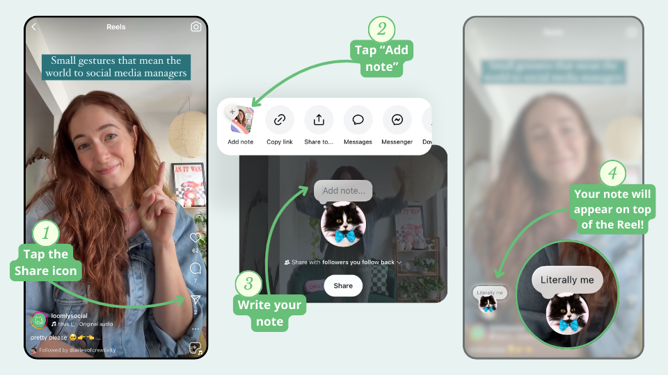 How to add notes on Instagram - How to add a note to a reel