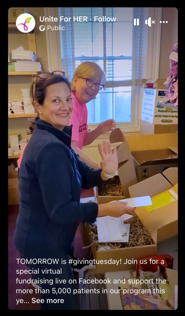 Behind-the-scenes Facebook reel