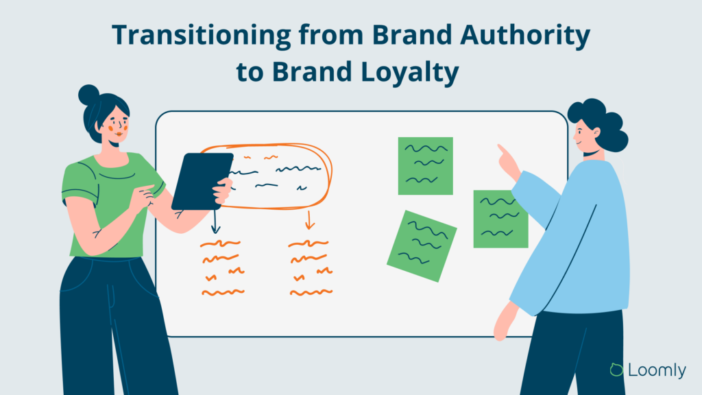 Two men posting sticky notes