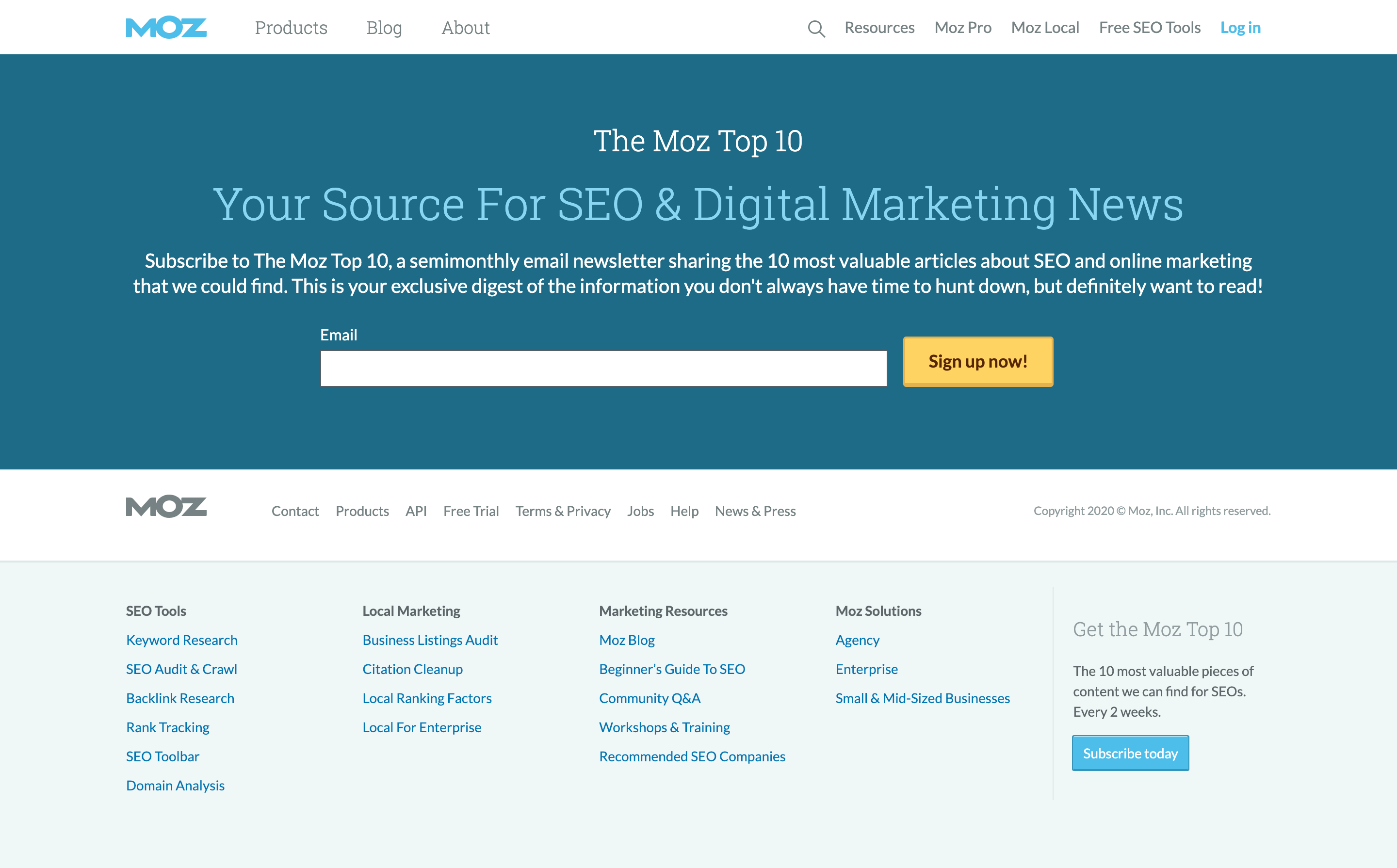 Coronavirus Lockdown Guide Newsletters Moz Top 10