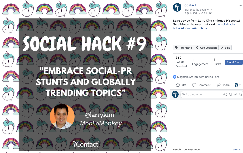 Engage In Multichannel Marketing With Email And Social Media Example Post