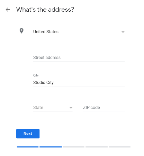 Google My Business Guide Setup Location