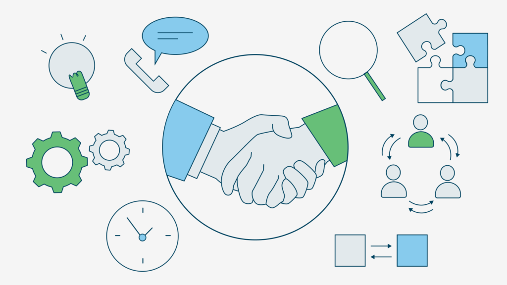 How Brand Loyalty Works Graphic showing the intricate nature of customer service.