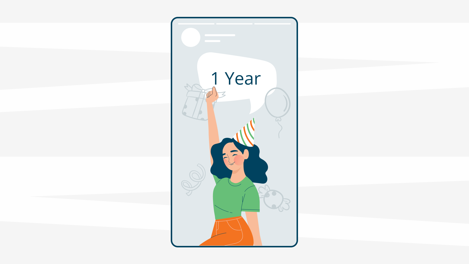 Instagram Celebration one year instagram anniversary