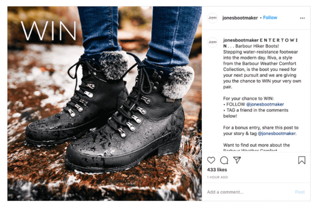 Jones Boot Maker Instagram Jones boot maker instagram contest post