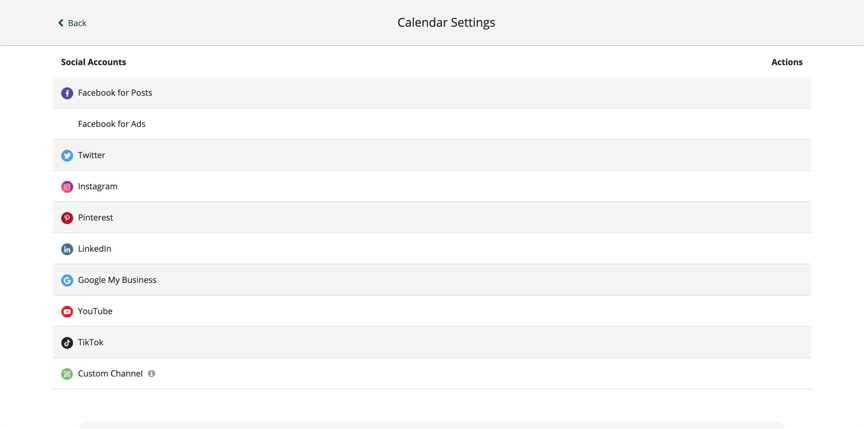 Loomly Custom Channel