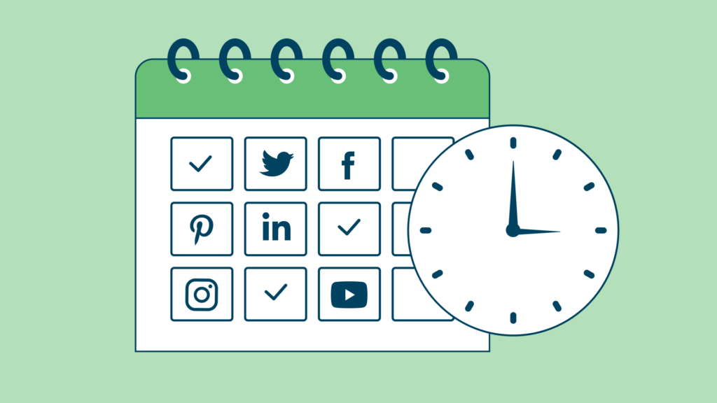 Social media post scheduling