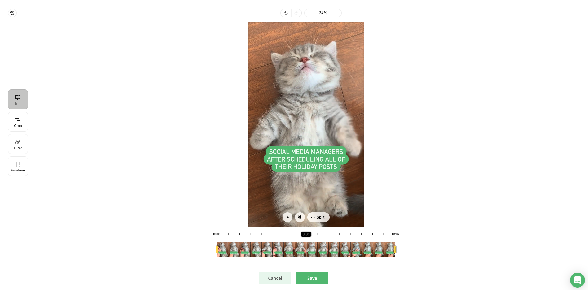 Loomly Studio v2 - Video Editing (Trim)