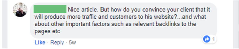 Social Media Analytics Facebook Comments