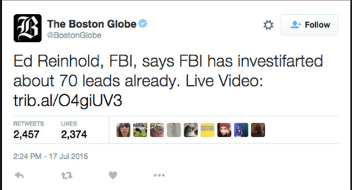 Social Media Mistakes Typo