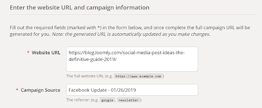 Social media roi track utm tracking