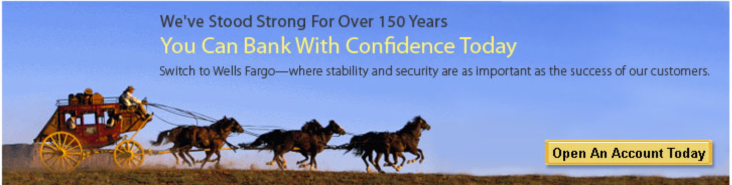 brand integrity wells fargo 2008 advert