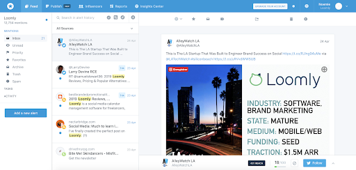 brand intelligence tool mention