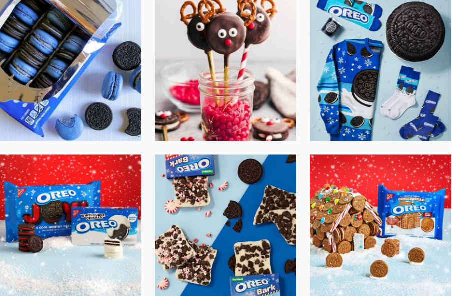 build your brand on instagram oreo example